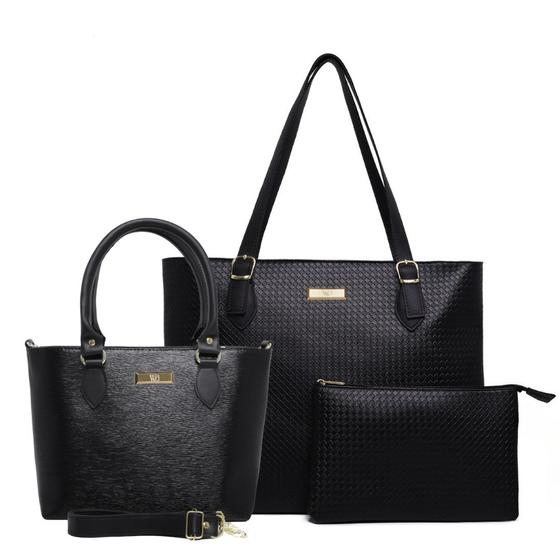 Imagem de Kit Conjunto Bolsas Feminina Pç Lindas Willibags