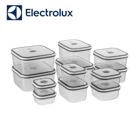 Kit Conjunto de Potes Plástico Herméticos Electrolux 12 Peças Menor preço em Kit Conjunto de Potes Plástico Herméticos Electrolux 12 Peças