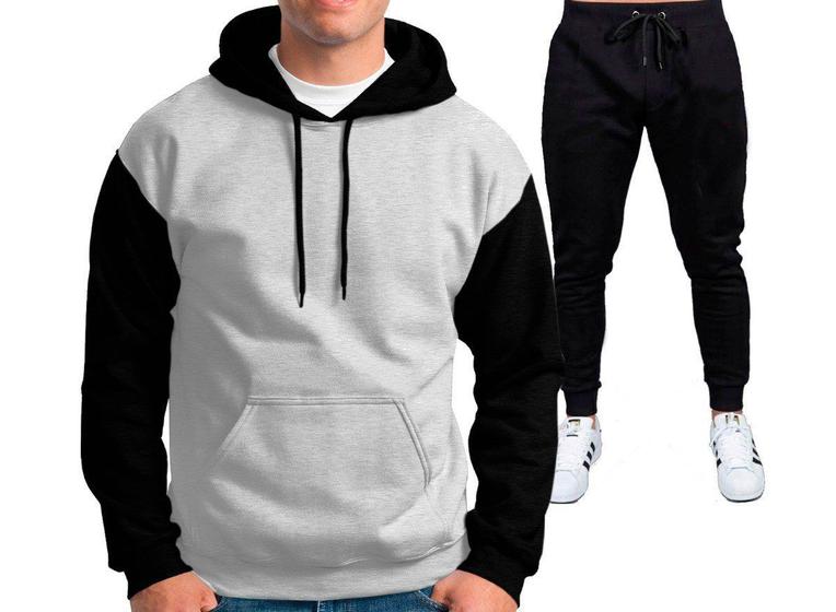 Kit Conjunto Moletom Blusa E Calca Menor preço em Kit Conjunto Moletom Blusa E Calca