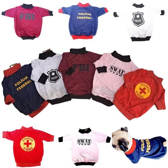 Imagem de Kit conjunto roupa pet 05 peças variadas  King of Pets 