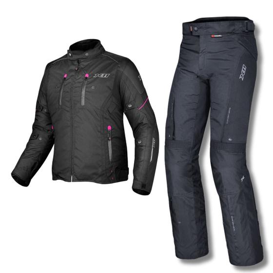 Imagem de Kit conjunto x11 calça versa + jaqueta iron 3 feminina novo