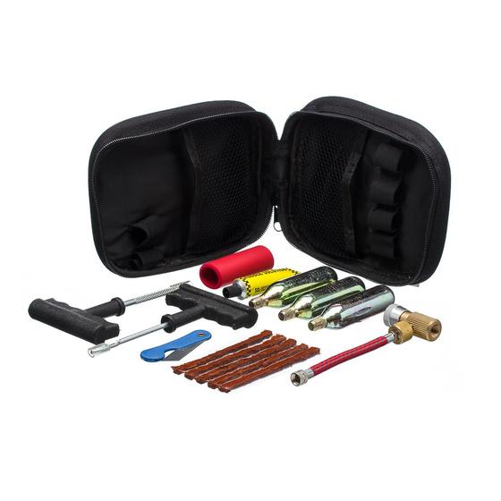 Kit Conserto Pneu Bering (inclui Ferr P/ Reparo E 3 Garrafas Menor preço em Kit Conserto Pneu Bering (inclui Ferr P/ Reparo E 3 Garrafas