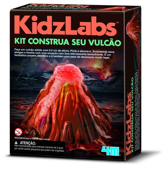 Imagem de Kit Construa Seu Vulcão - 4m - Brinquedo Educativo