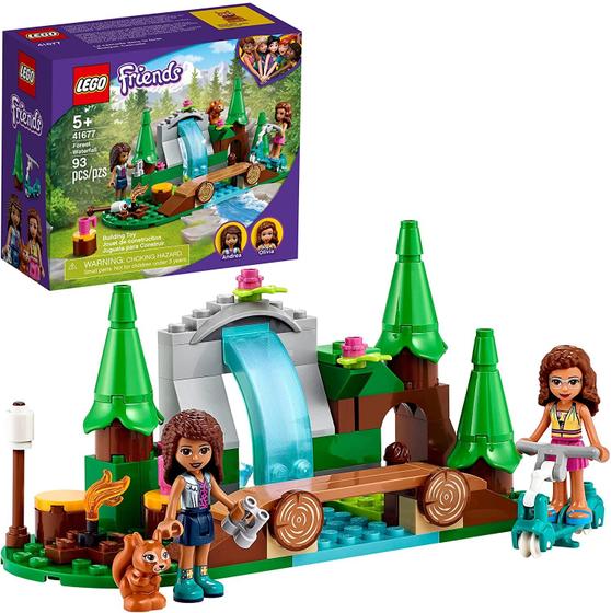 Imagem de Kit Construção LEGO Friends - Queda D'água Floresta Brinquedo Esquilo Ideal Crianças Natureza