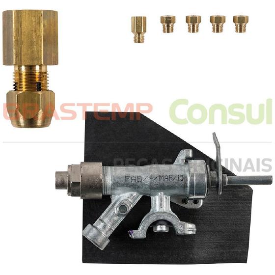 Kit Conversão de Gás GLP Para GN Brastemp Consul W10677059 Brastemp