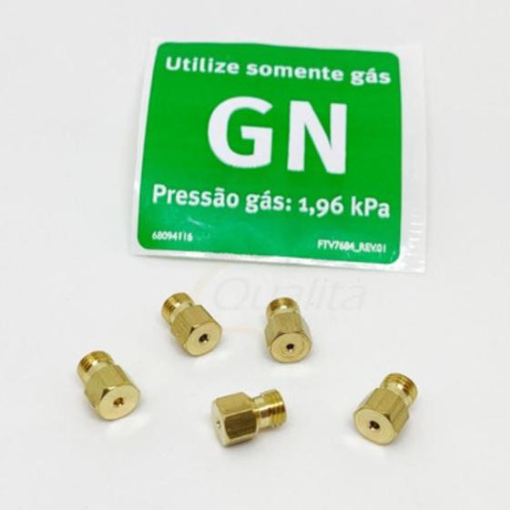 Kit Conversão Glp para GN Cooktop GCGT75 Electrolux 70202530 Peças