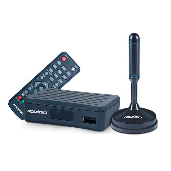 Imagem de Kit Conversor Digital Full HD Aquário DTV-4100