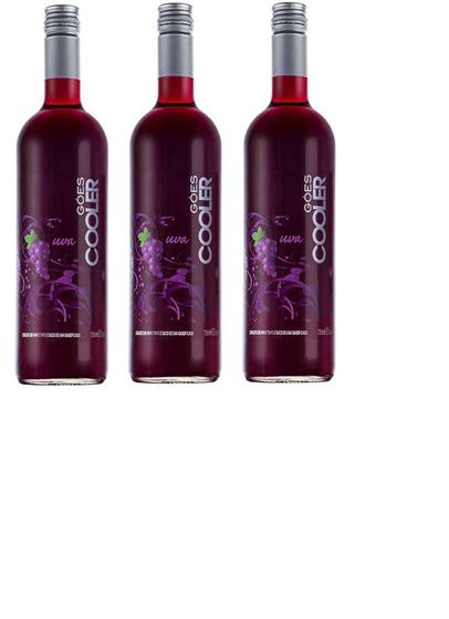 Imagem de Kit Cooler Góes Uva 750ml 3 unidades