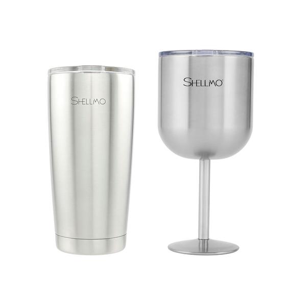 Imagem de Kit Copo 600ML + Taça 530ML