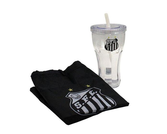 Imagem de Kit Copo Soft Com Bolsa Santos