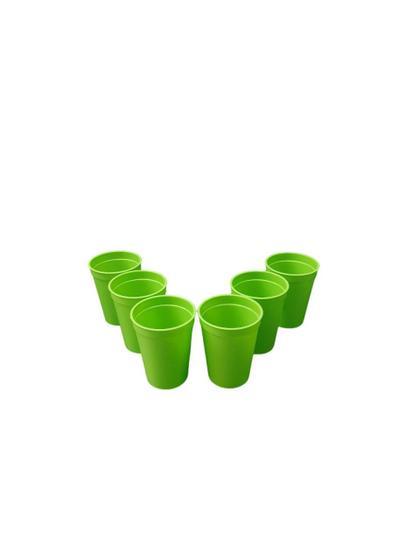 Imagem de Kit copos 350ml com 6 peças verde micromax