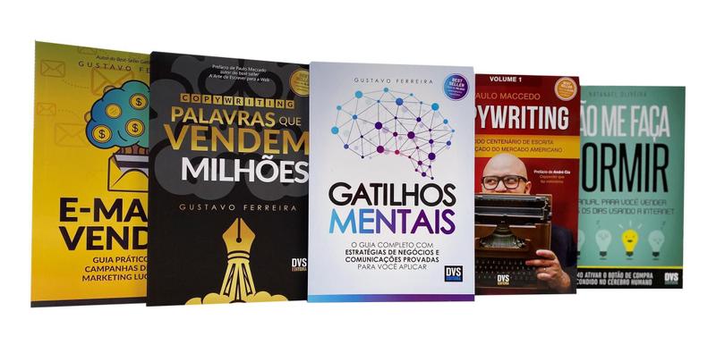 Kit Copywriting Com 5 Livros Imagem de Kit Copywriting Com 5 Livros
