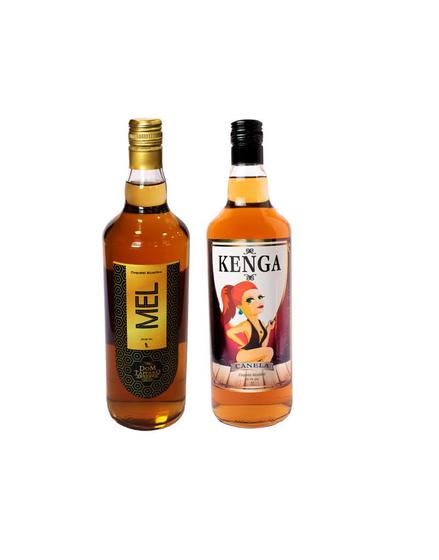 Imagem de Kit Coquetel Alcoólico Kenga Canela + Mel Dom Tápparo 1000ml