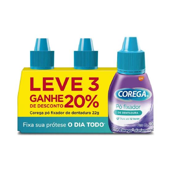 Imagem de Kit Corega Po 22g Leve 3 Ganhe 20% De Desconto