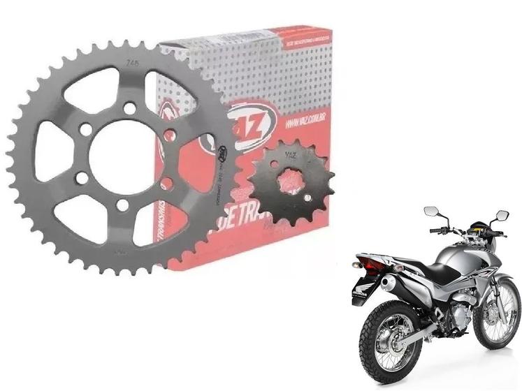 Kit Coroa E Pinhao Vaz Aço 1045 Honda Nxr 125 150 Bros Menor preço em Kit Coroa E Pinhao Vaz Aço 1045 Honda Nxr 125 150 Bros