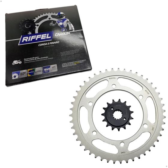 Imagem de Kit Coroa Pinhão Riffel XL 700 TRANSALP XL 600 TRANSALP