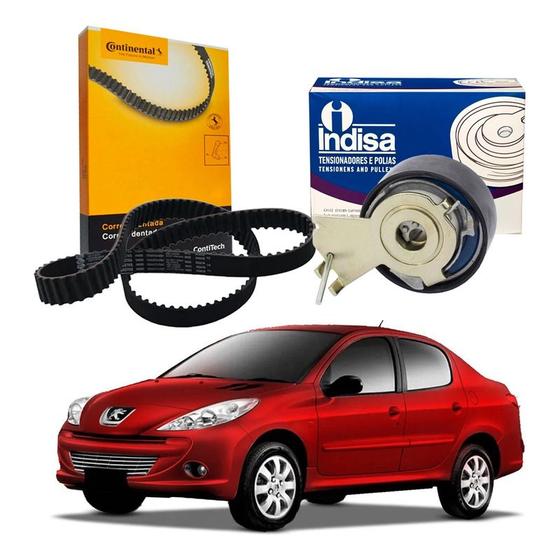 Kit Correia Dentada Tensor 207 Passion 1.4 2008 A 2015 - ContiTech Imagem de Kit Correia Dentada Tensor 207 Passion 1.4 2008 A 2015