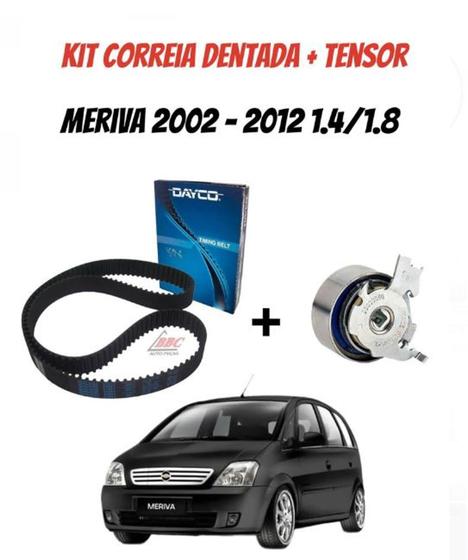 Imagem de Kit correia dentada + tensor Meriva 2002 - 2012 1.0/1.8