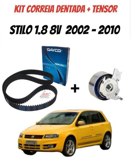 Imagem de Kit correia dentada + tensor Stilo 2002 - 2010 1.8 8V motor SOHC