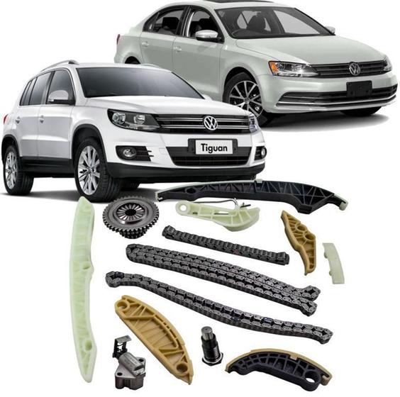 Imagem de Kit Corrente Comando Audi A3 A4 Tiguan Jetta 1.8 2.0 Tfsi Fs