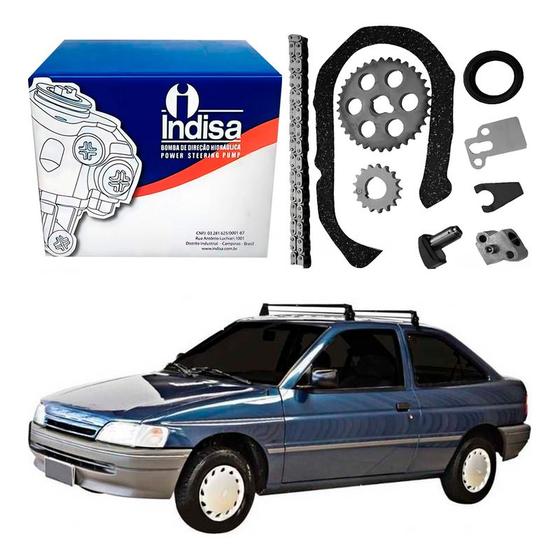 Imagem de Kit Corrente Comando Ford Escort Sapão 1.6 Cht 1993 A 1996