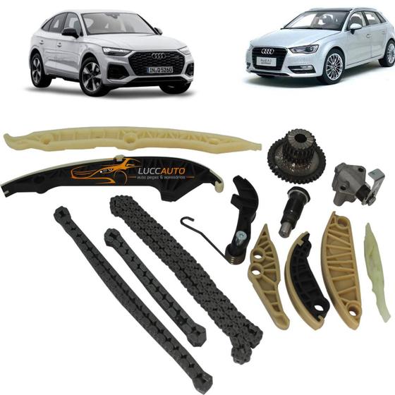 Imagem de Kit Corrente Distribuição Tensor Comando Audi A3 A4 A5 Q3