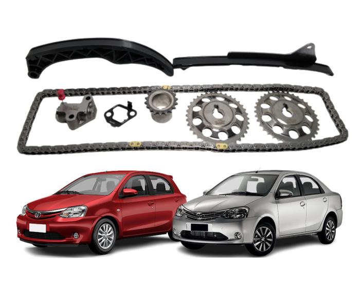 Kit Corrente Toyota 1.3/1.5 16v Etios Menor preço em Kit Corrente Toyota 1.3/1.5 16v Etios