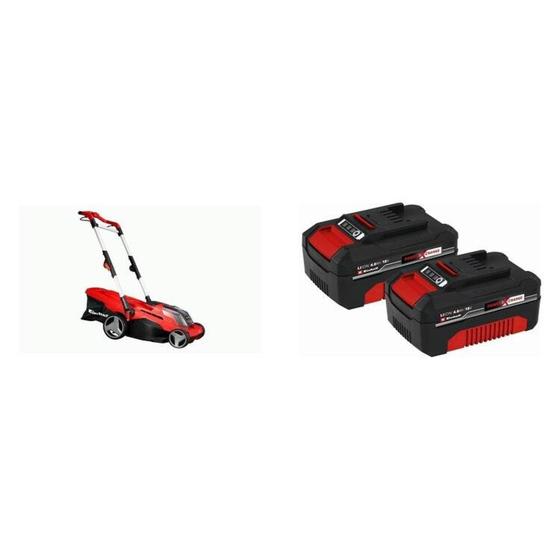Imagem de Kit Cortador de Grama À Bateria Ge-cm 36/37 Li-solo Einhell com Kit Bateria Power X-change 2 Unidade Preto