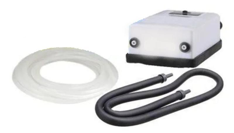 Imagem de Kit Cortina Bolhas Borracha 120Cm + Compressor Sc 7500 110V