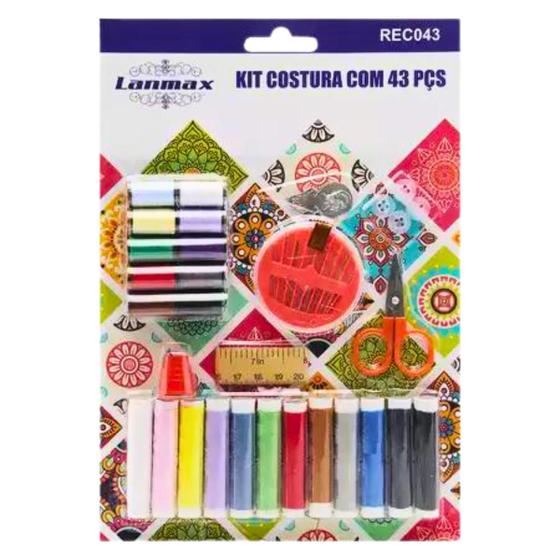Imagem de Kit Costura Lanmax REC043 com 43 Peças