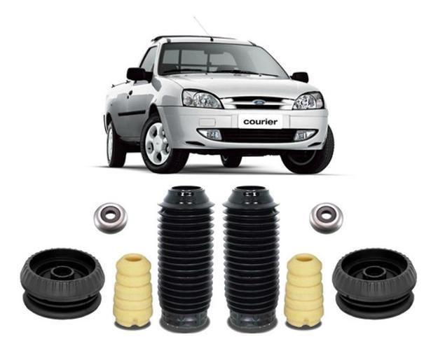 Imagem de Kit Coxim Amortecedor Dianteiro Ford Courier 1999 2000 2001