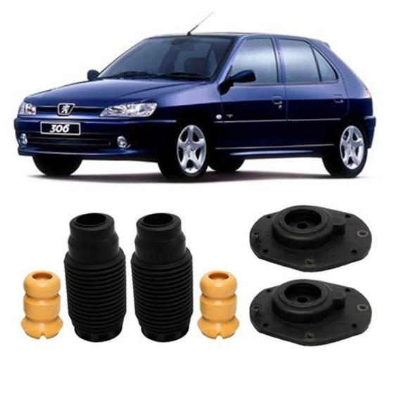 Imagem de Kit Coxim Amortecedor Dianteiro Peugeot 306 1994 1995 1996