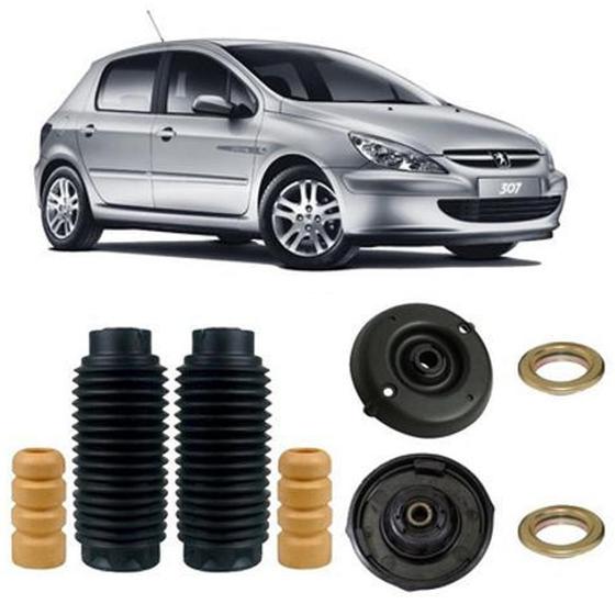 Imagem de Kit Coxim Amortecedor Dianteiro Peugeot 307 2002 2003 2004