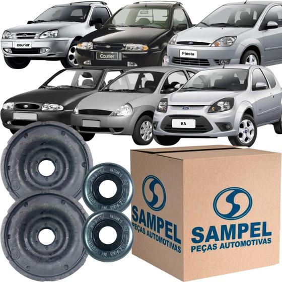 Imagem de Kit Coxim Amortecedor Sampel Ford Ka 1.3 8v 2007 2013