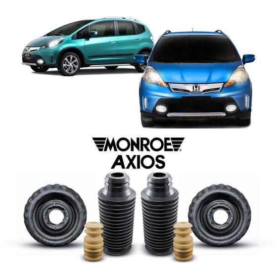 Imagem de Kit Coxim Axios Dianteiro Honda Fit Twist