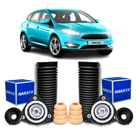 Imagem de Kit Coxim Batente Amortecedor Dianteiro Ford Focus Nakata