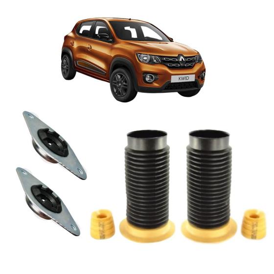 Imagem de Kit Coxim Batente Amortecedor Dianteiro Renault Kwid 17/...