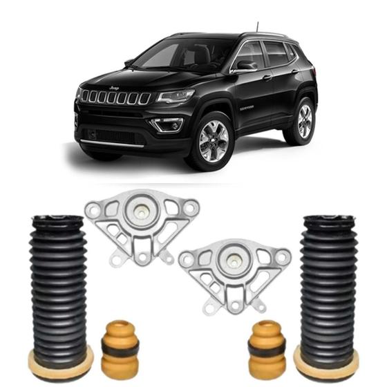 Imagem de Kit Coxim Batente Amortecedor Traseiro Jeep Compass 2016/...