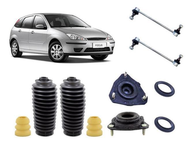 Imagem de Kit Coxim Batente Bieleta Dianteira Ford Focus 2000 Até 2007