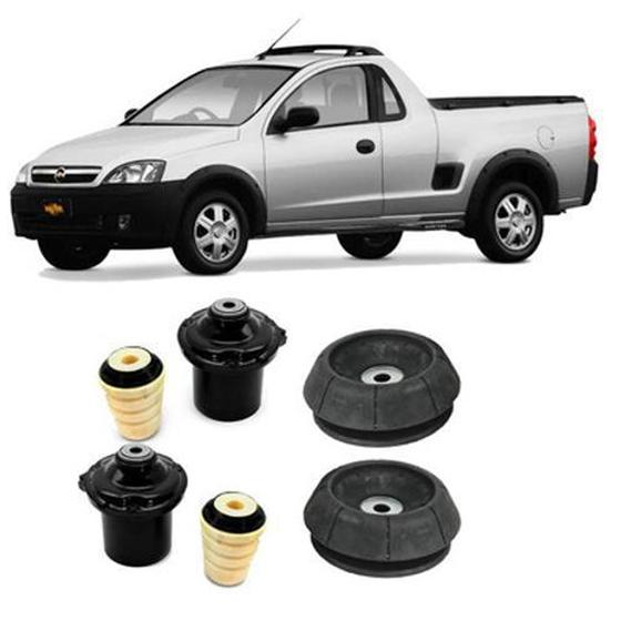 Imagem de Kit Coxim Batente Coifa Diant Chevrolet Montana 2004 2005 06