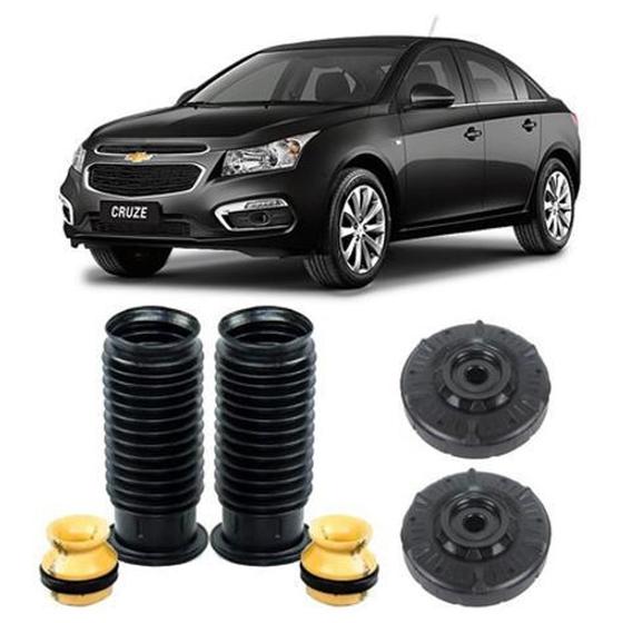 Imagem de Kit Coxim Batente Coifa Dianteira Cruze Sedan 2014 2015 2016