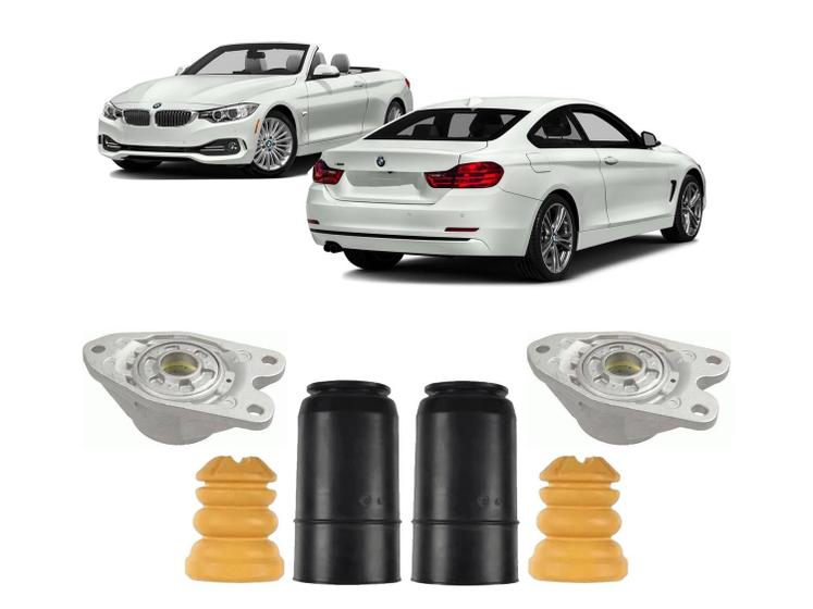 Imagem de Kit Coxim Batente Coifa Traseiro Bmw 428i 2014 2015 2016