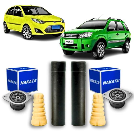 Imagem de Kit Coxim Batente Coifa Traseiro Ecosport Fiesta - Nakata