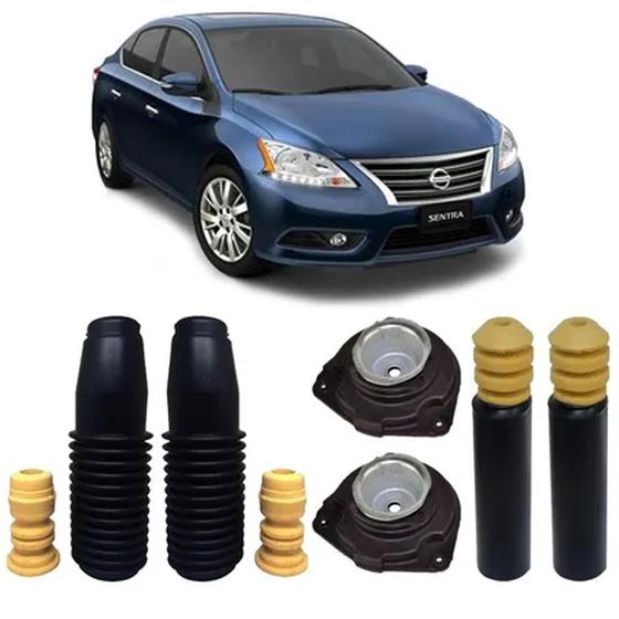 Imagem de Kit Coxim Batente Diant Tras Nissan Sentra 2.0 2017 2018 19