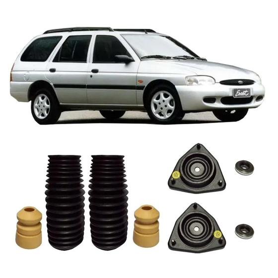 Imagem de Kit Coxim Batente Dianteiro Ford Escort Zetec Sw 1997 A 2004