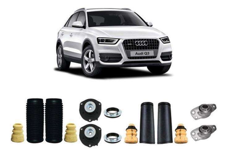 Imagem de Kit Coxim Batente Dianteiro Traseiro Audi Q3 2012 2013 2014