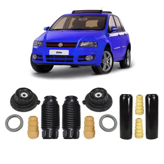 Imagem de Kit Coxim Batente Dianteiro Traseiro Fiat Stilo 2002 A 2010