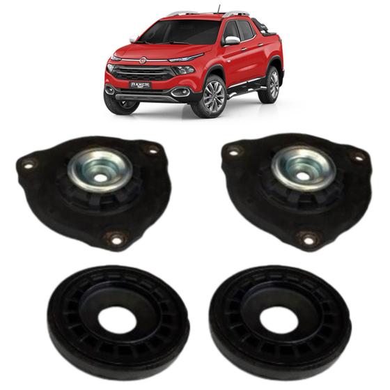 Kit coxim batente rolamento amortecedor dianteiro fiat toro Menor preço em Kit coxim batente rolamento amortecedor dianteiro fiat toro