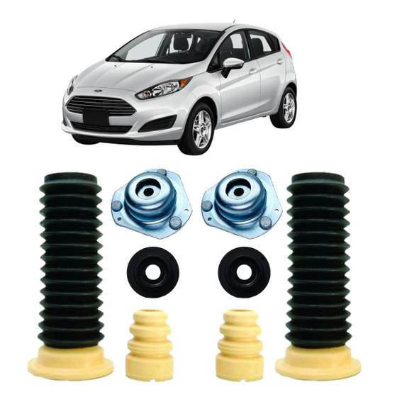 Kit Coxim Batente Rolamento Suspensão Completo Amortecedor Dianteiro Ford New Fiesta 2013/... Menor preço em Kit Coxim Batente Rolamento Suspensão Completo Amortecedor Dianteiro Ford New Fiesta 2013/...