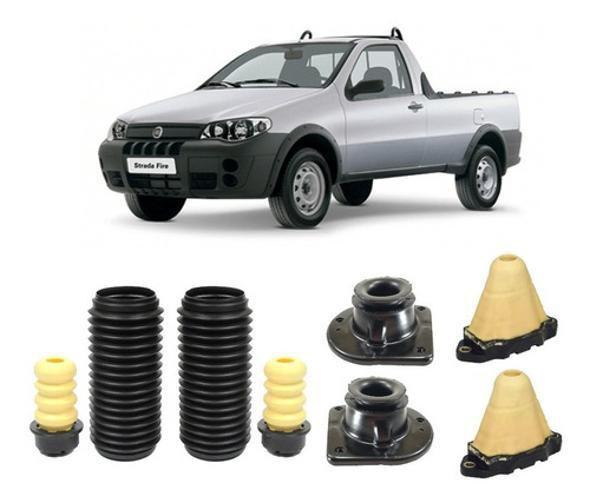 Imagem de Kit Coxim Dianteiro + Batente Traseiro Strada 1998 1999 2000